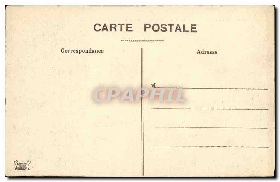 CPA Environs de Brides et Bozel Gorges de Champagny  — Verso