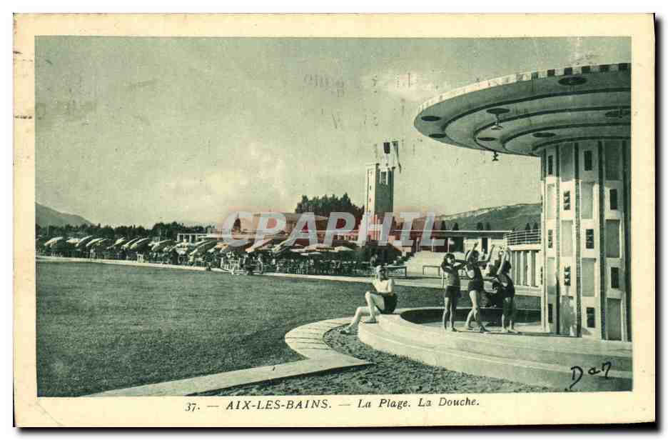 CPA Aix Les Bains Le Plage La Douche