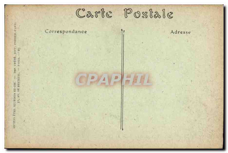 CPA Aix Les Bains Le Cercle — Rückseite
