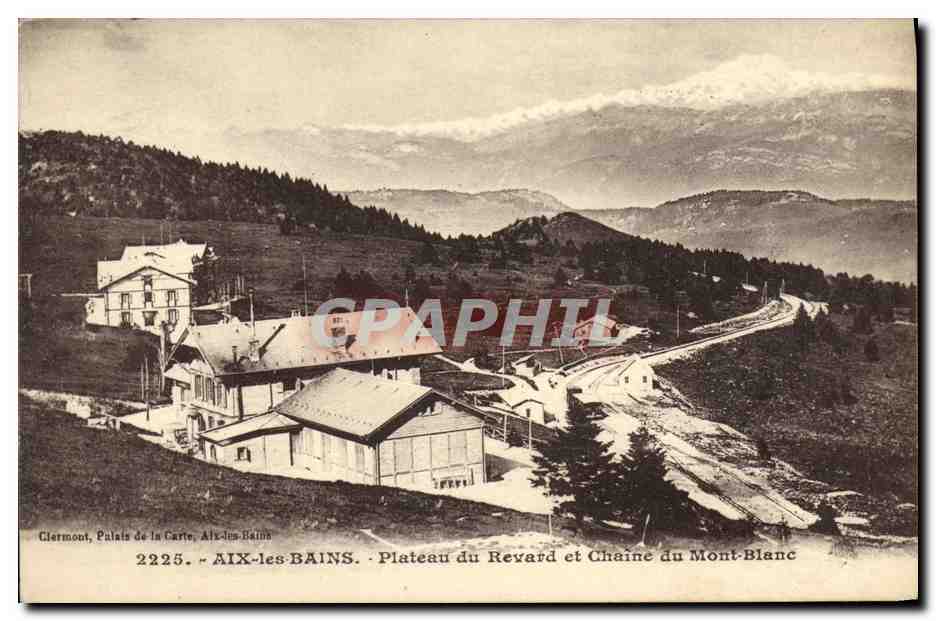 CPA Aix Les Bains Plateau du Revard et Chaine du Mont Blac