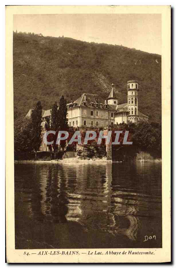 CPA Aix Les Bains Le Lac Abbaye de Hautecombe