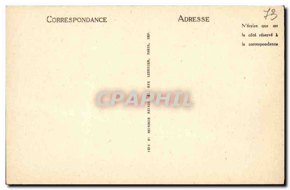 CPA Chambery Les Charmettes Habitation de JJ Rousseau et de Madame de Varens — Rückseite