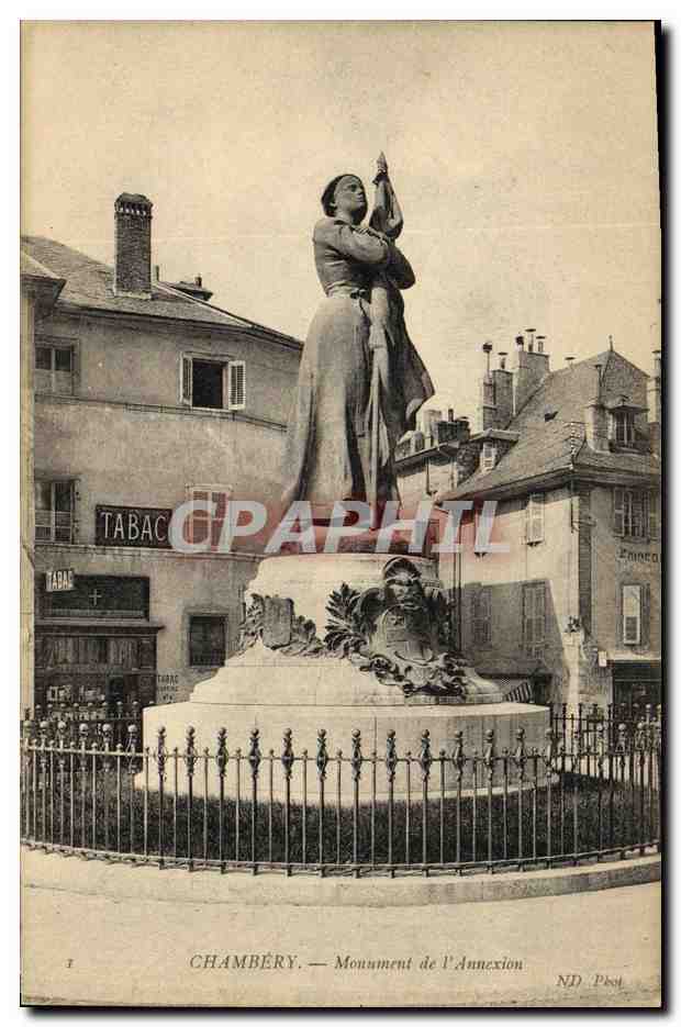 CPA Chambery Monument de L Annexion
