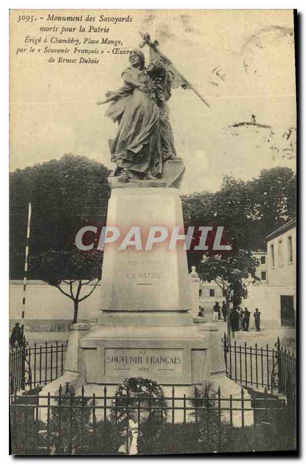 CPA Chambery Monument des Savoyards morts pour la patrie 