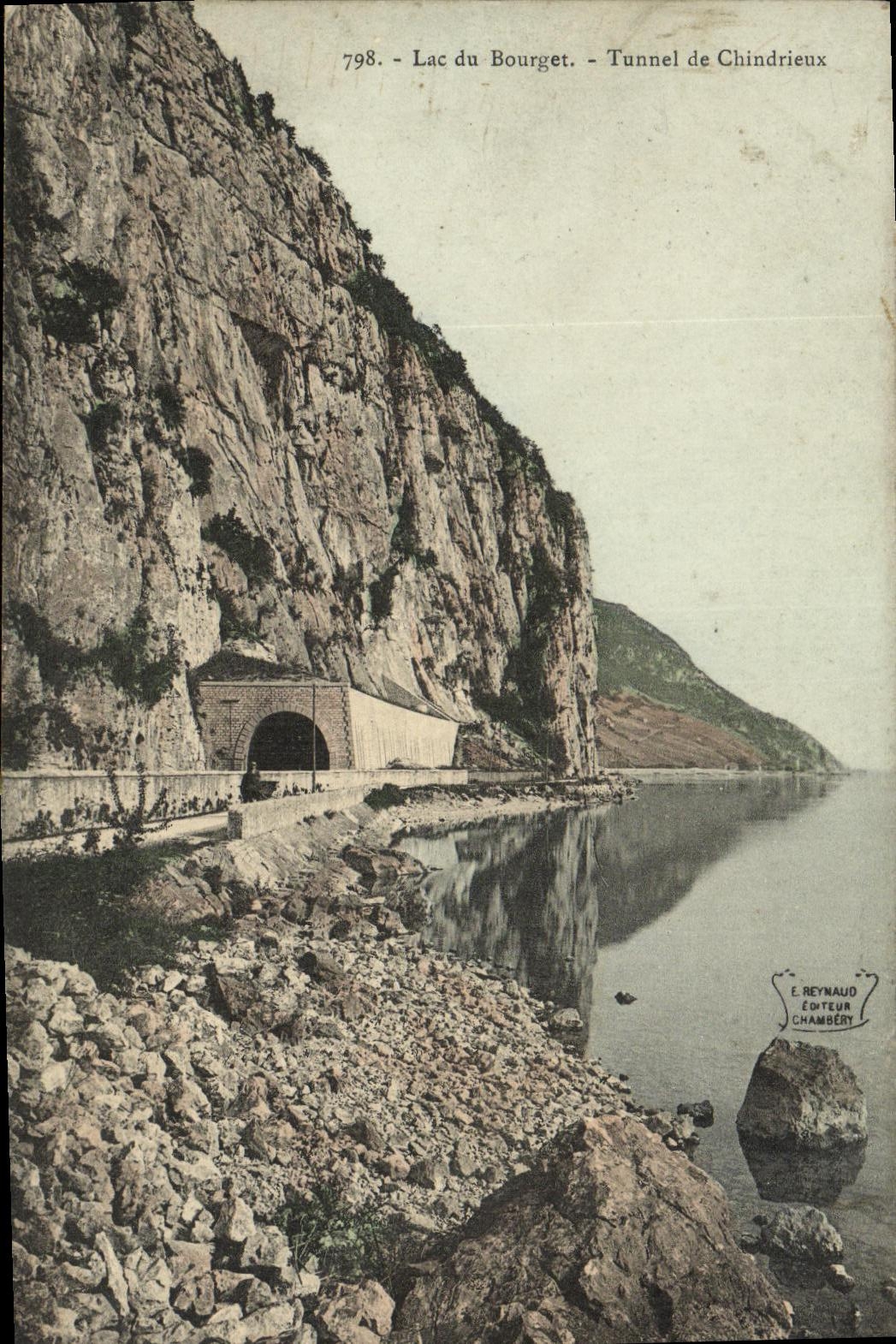 CPA Lac du Bourget Tunnel de Chindrieux