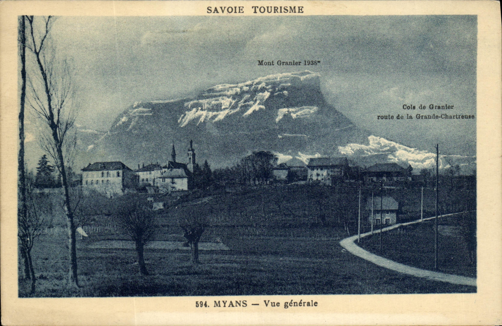 CPA Myans Vue Generale