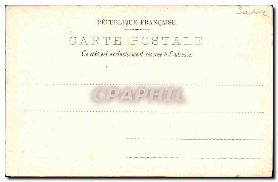 CPA St Pierre d Albigny Petit seminaire College  — Rückseite