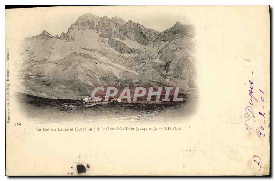 CPA Le col du lautaret et le grand galibier 