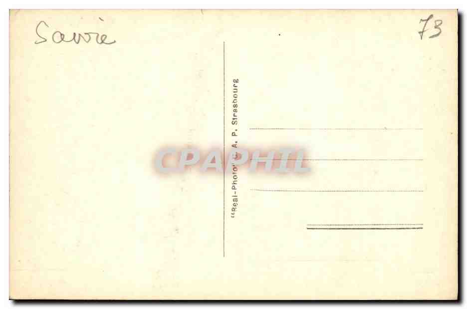 CPA Assy Passy Vue Generale et L Aiguille des Fiz — Rückseite