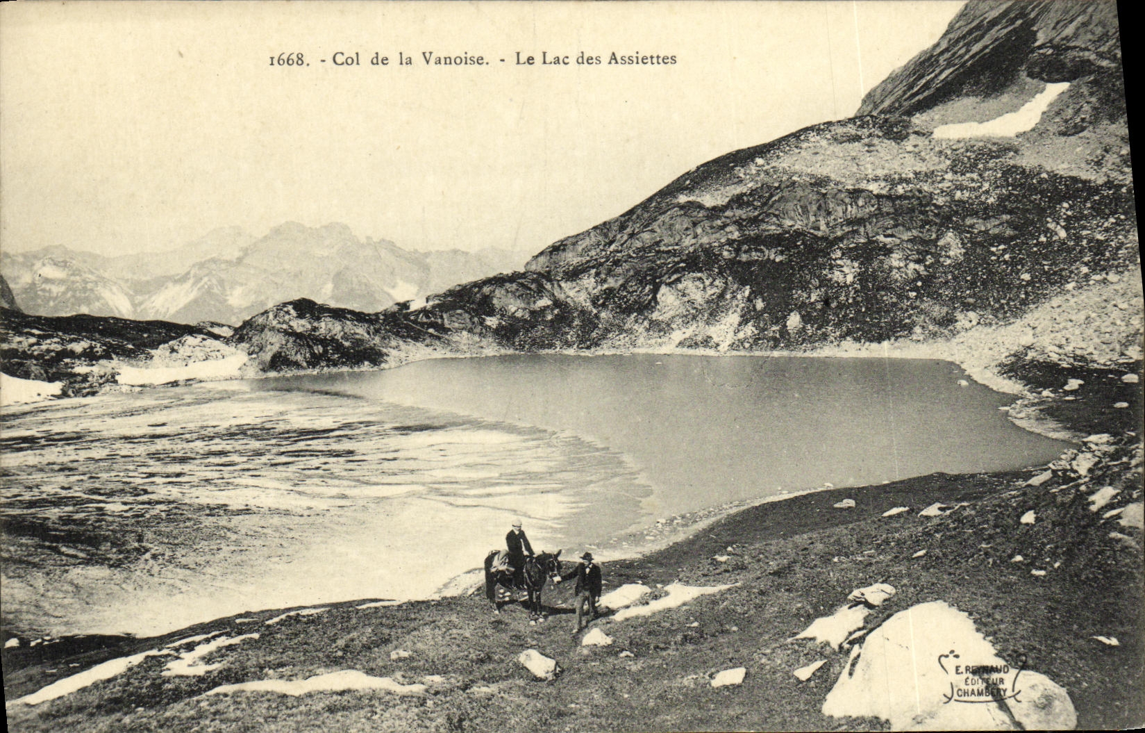 CPA Col de la Vanoise Le Lac des Assiettes 