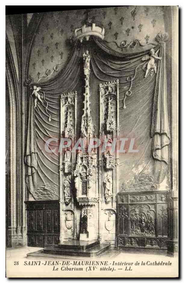 CPA Saint Jean De Maurienne Interieur de la Cathedrale Le Cibarium