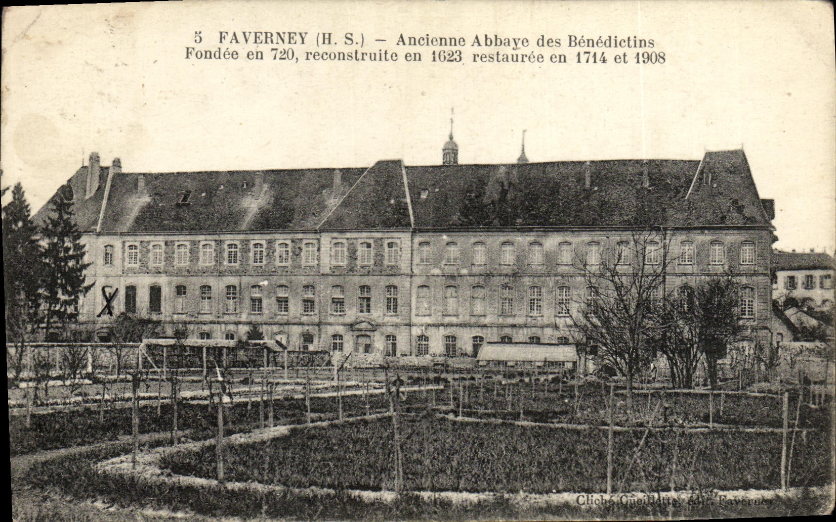 CPA Faverney Ancienne Abbaye des Benedictins