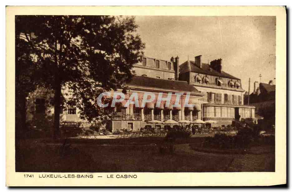 LUXEUIL-LES-BAINS — LE CASINO — BRAUN & Cie, Imp.-Edit. Mulhouse-Dornach