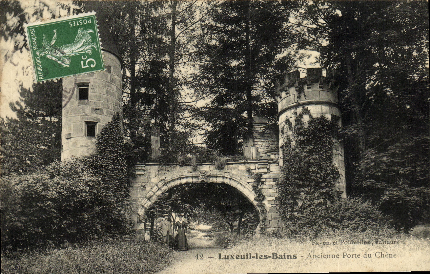 Luxeuil-les-Bains — Ancienne Porte du Chêne — Pa en et Poulain, éditeurs