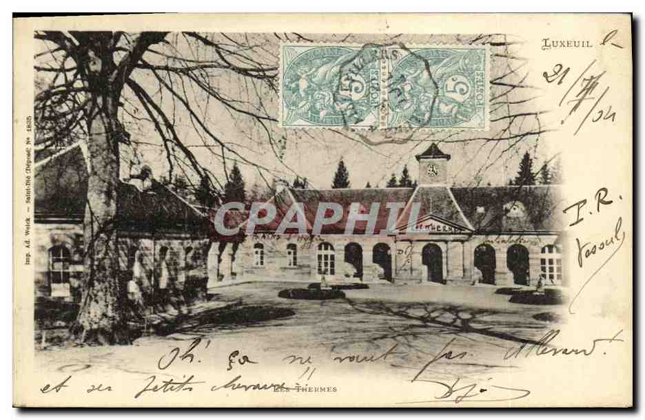 CPA Luxeuil Les Bains Les thermes