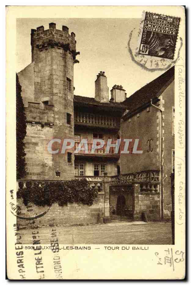 CPA Luxeuil Les Bains Tour Du Bailli