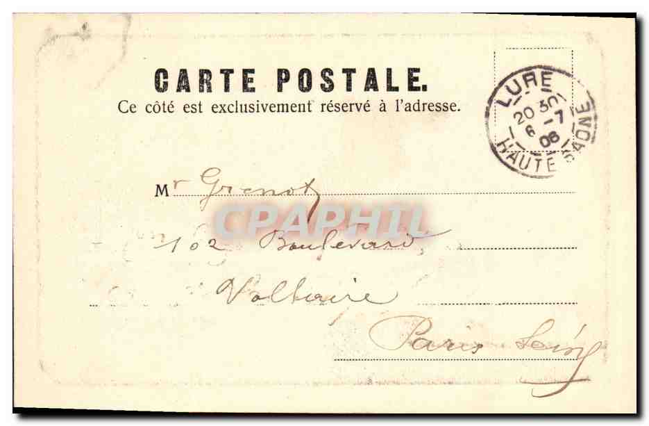 LUXEUIL — MAISON DU BAILLY — Paltegay, Edit. Luxeuil — Rückseite