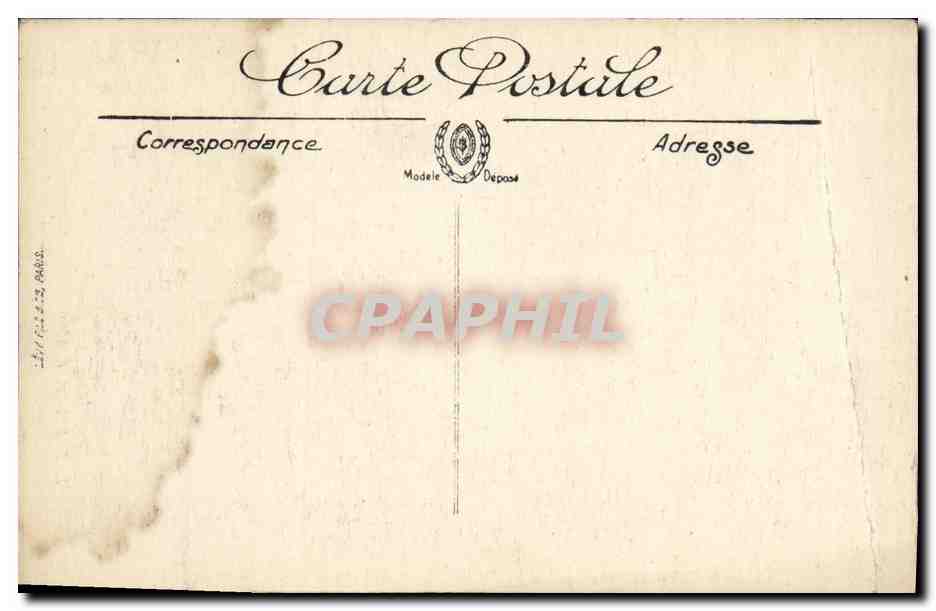 CPA Luxeuil Etablissement des Thermes Cippes funeraires — Verso