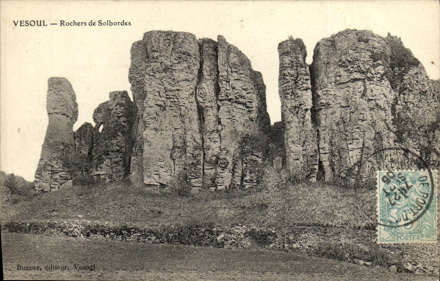 Vesoul — Rochers de Solbordes — Burner, éditeur, Vesoul