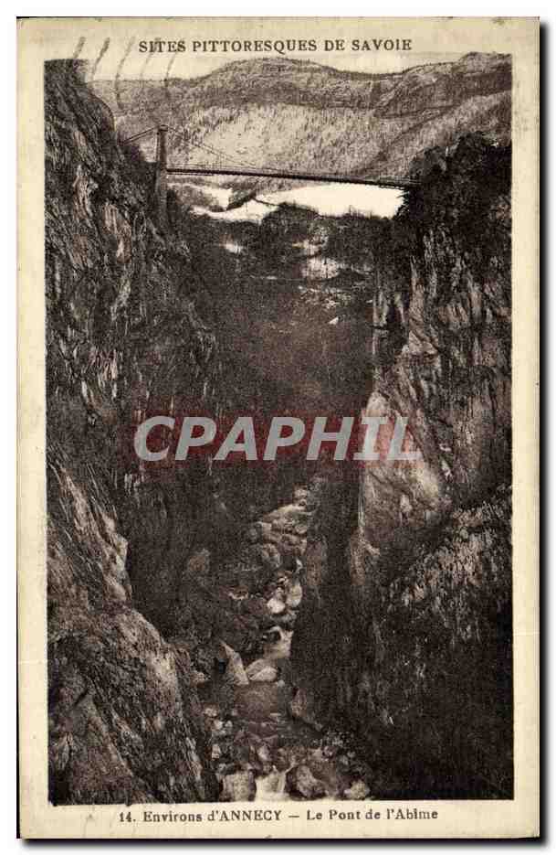 Le Pont de l'Ablime — Environs d'Annecy — Sites pittoresques de Savoie