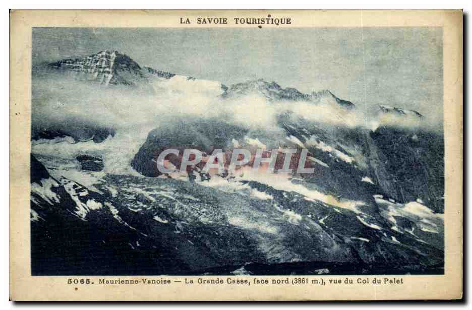 CPA Maurienne Vanoise La Grande Casse vue du col du Palet