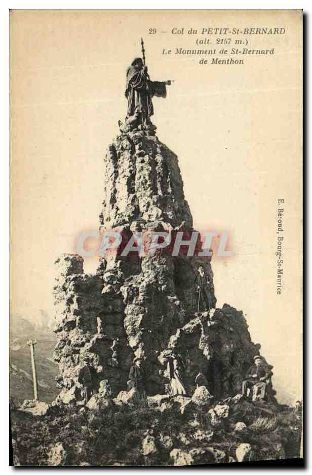 CPA Col du Petit St Bernard Le Monument de St Bernard de menthon