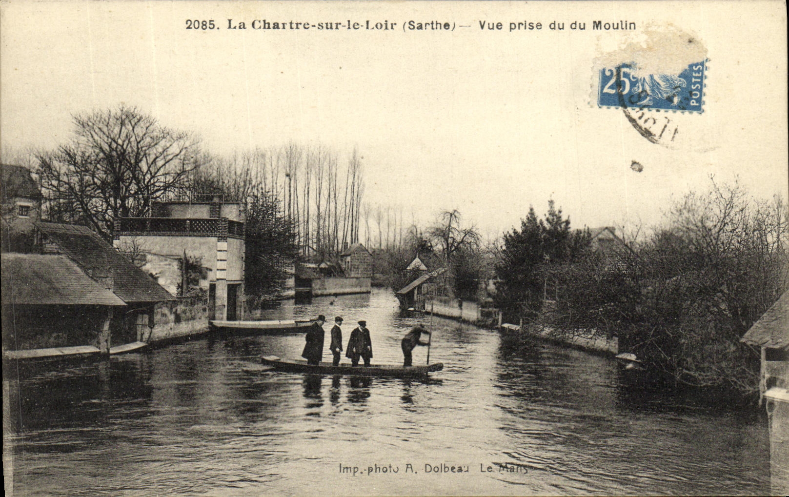 CPA La Chartre Sur le Loir Vue Prise du Du Moulin