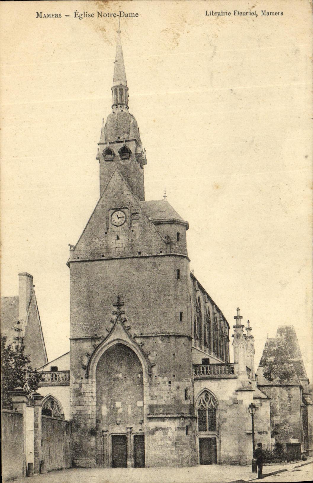 CPA Mamers Eglise Notre Dame
