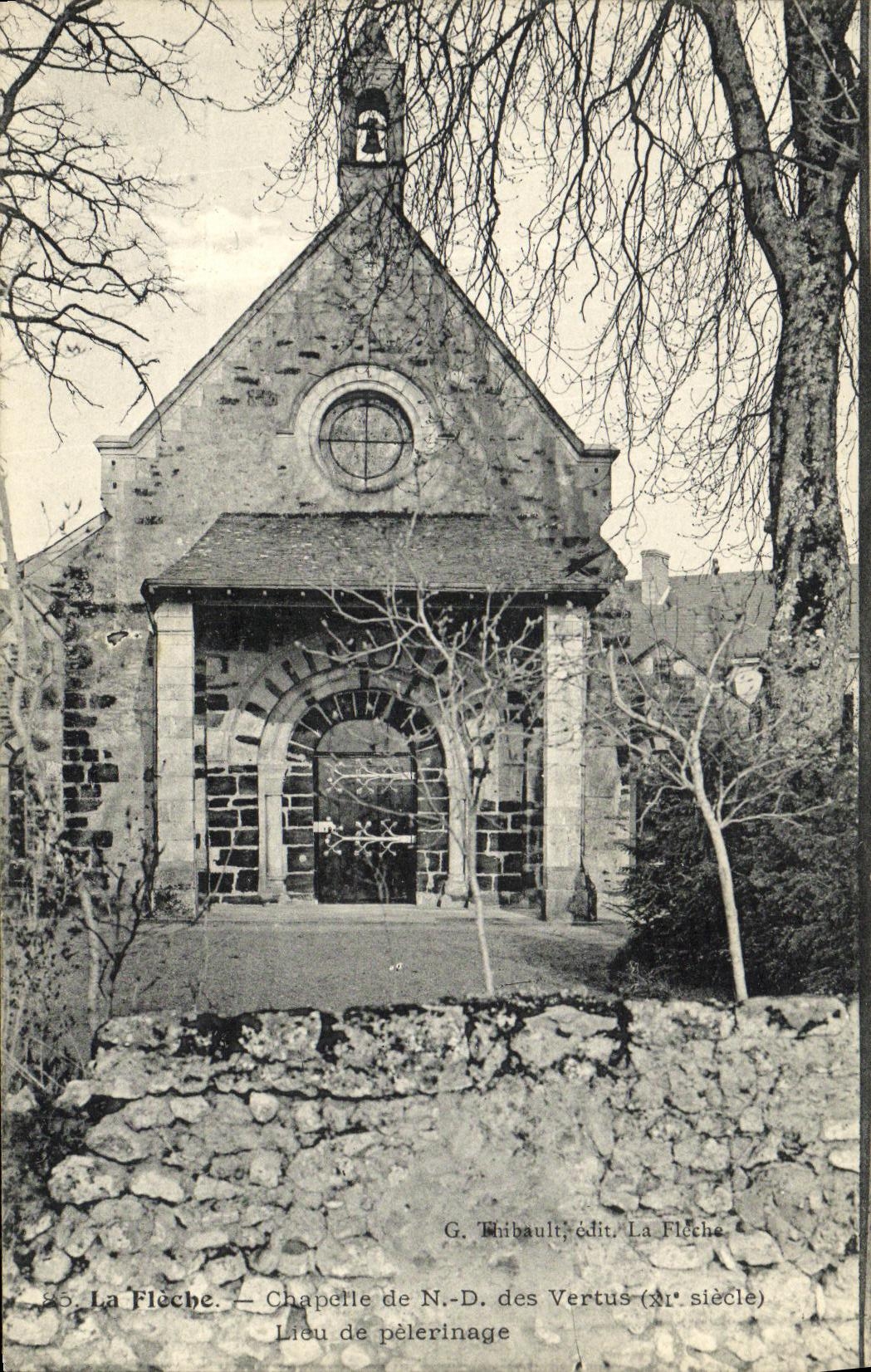 CPA La Fleche Chapelle de ND Des Vertus lieu de pelerinage 