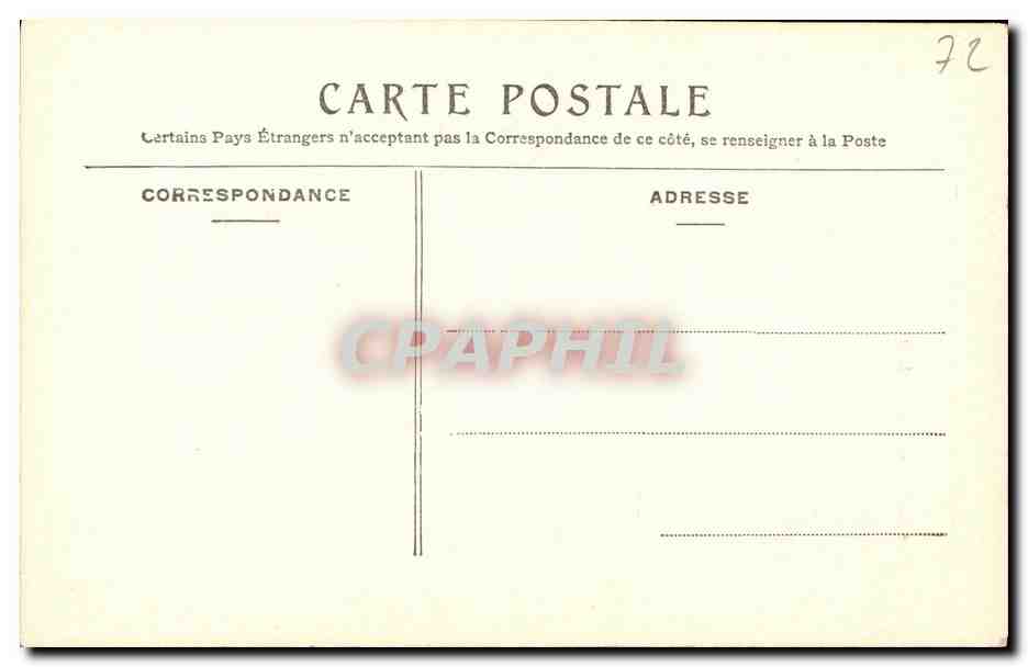 CPA La Fleche Chapelle de ND Des Vertus lieu de pelerinage  — Rückseite