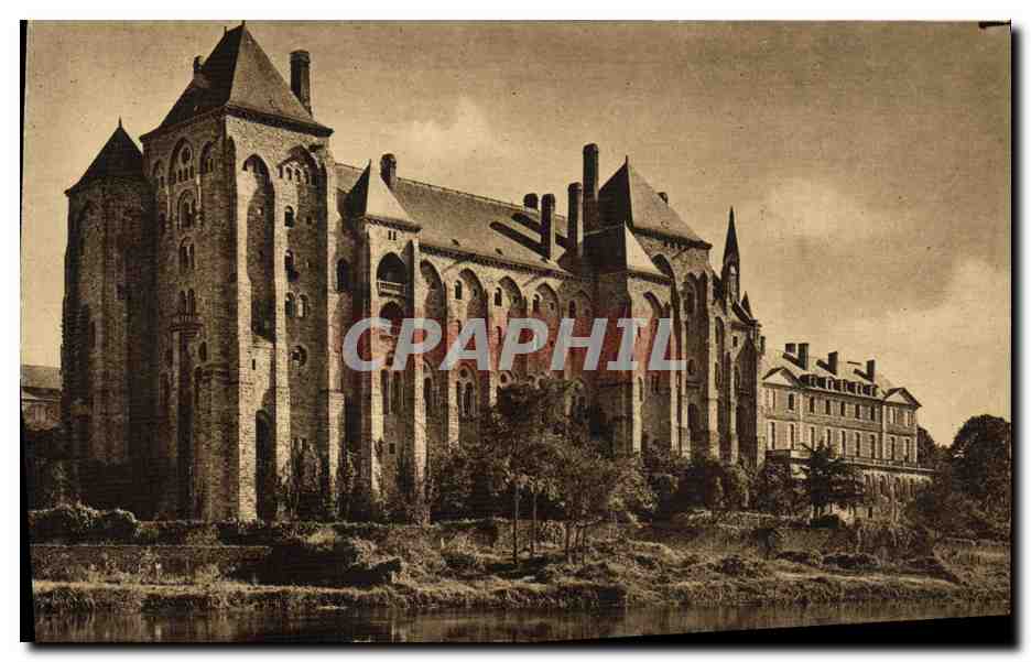 CPA Les Saints de Solesmes Vue du Pont Sur la Sarthe