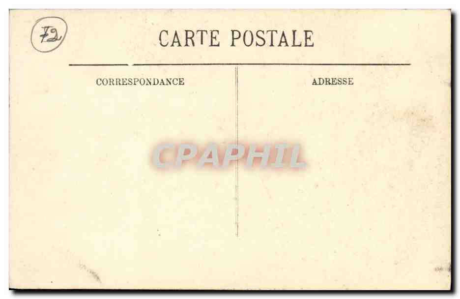 CPA Solesmes Interieur de la Chapelle Saint Pierre — Rückseite