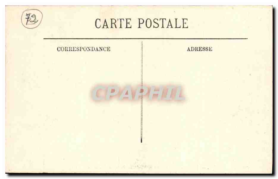CPA Abbaye de Solesmes Interieur de la Chapelle ND la Belle La Pamoison  — Rückseite