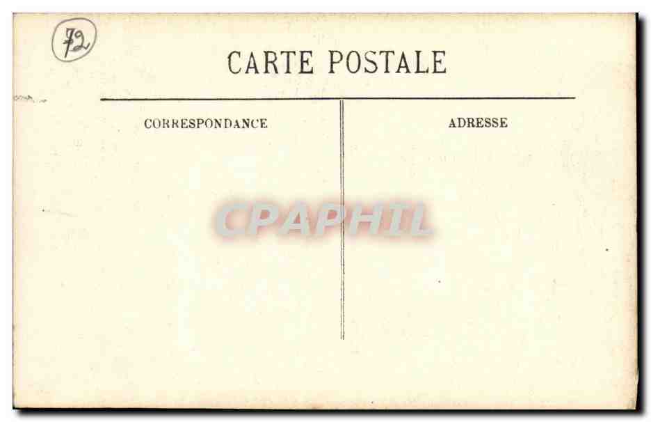 CPA Abbaye de Solesmes Chapelle abbatiale Le Choeur — Rückseite