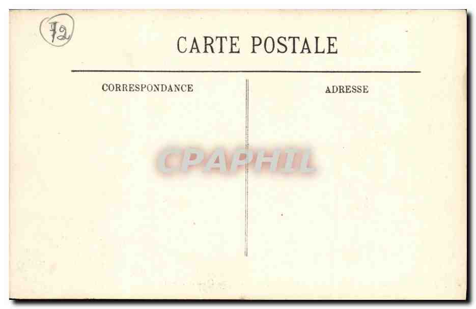 CPA Solesmes Interieur de la Chapelle Jesus Chez les Docteurs — Rückseite