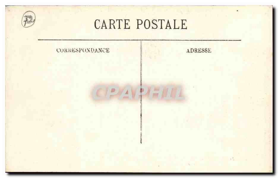 CPA Solesmes Interieur de la Chapelle Ensevelissement de la vierge — Rückseite