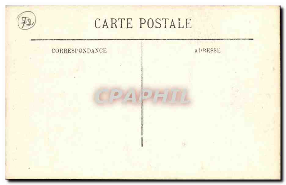 CPA Solemes Interieur de la Chapelle Couronnemer de la Vierge — Rückseite