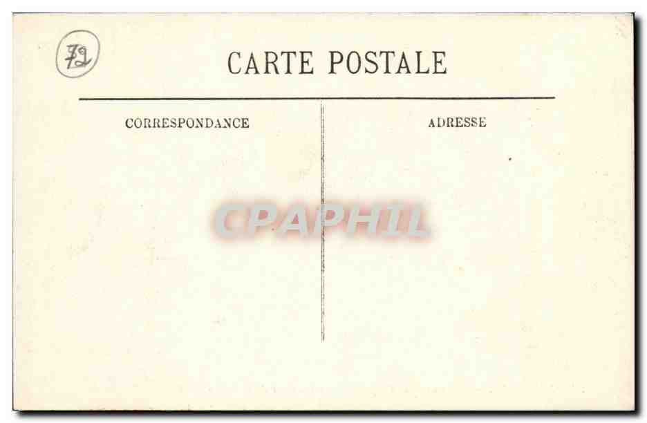 CPA Solesmes Interieur de la chapelle Ensevelissement de la vierge  — Rückseite