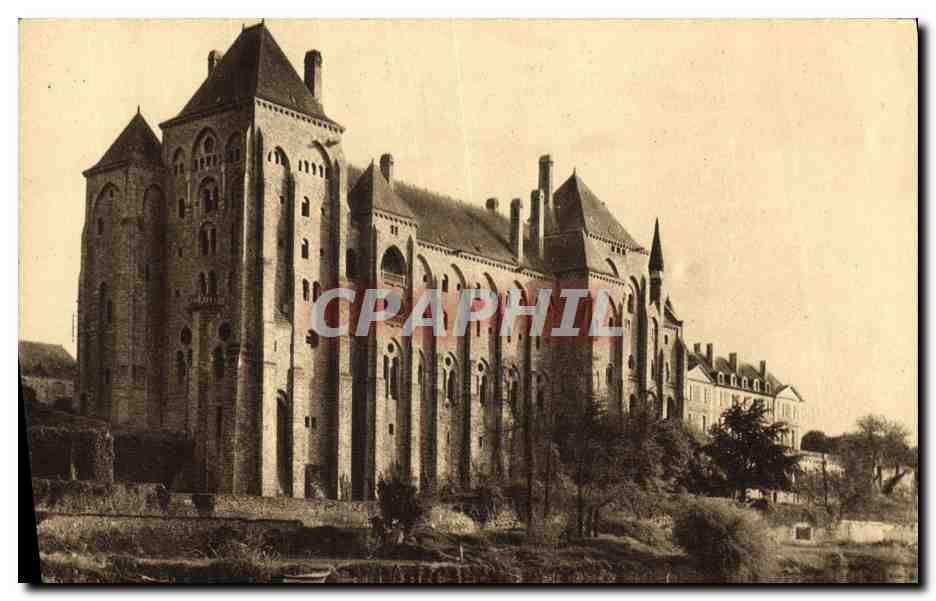 CPA Solesmes L Abbaye Saint Pierre De Vue Du Nord Est
