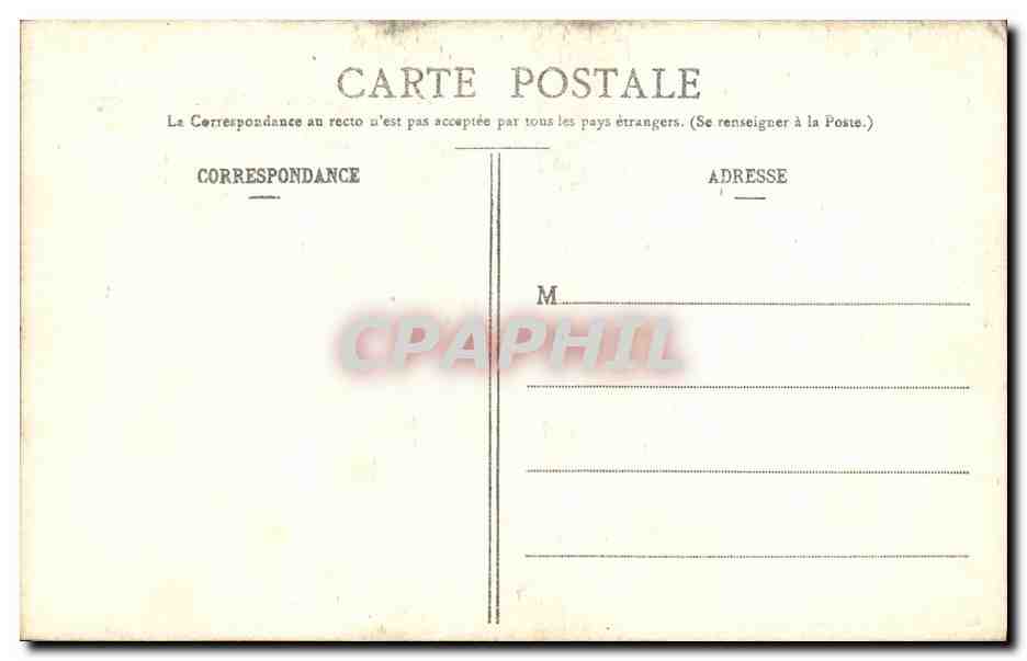CPA Solesmes Abbaye des Benedictins Les quatre chapelins  — Verso