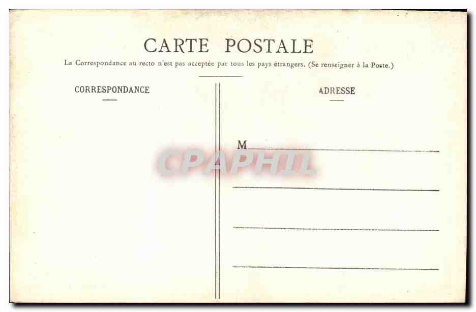 CPA Solesmes Abbaye des Benedictins Le refectoire Cote de la fresque  — Verso
