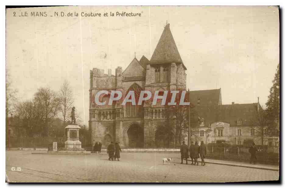 CPA Le Mans ND de la Couture et la Prefecture