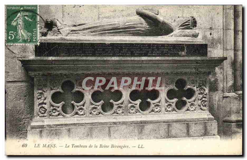 Le Mans — Le Tombeau de la Reine Bérengère — LL.