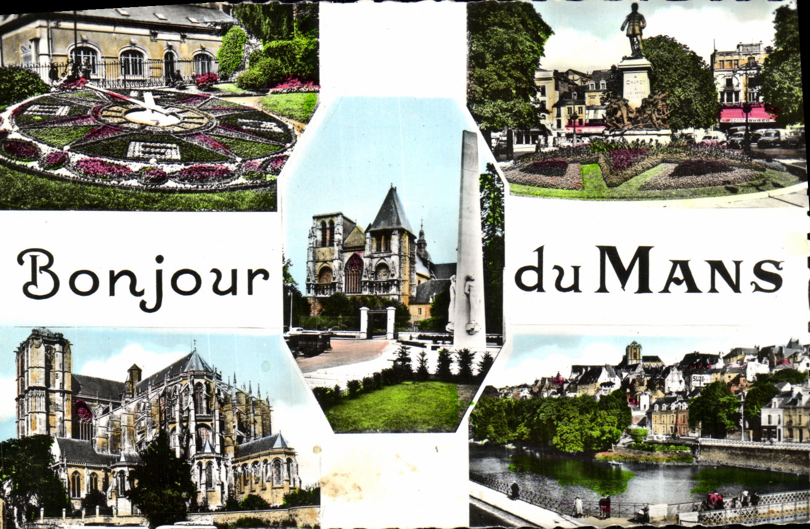 Le Mans — Bonjour du Mans — Imp. Phot. GEORGET-DORCEL