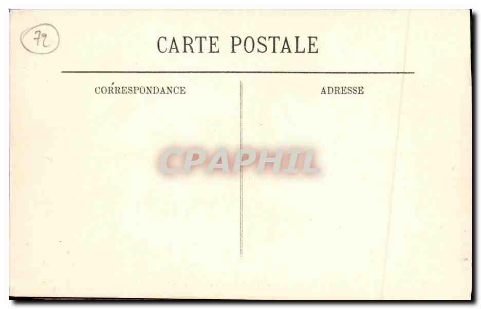 Le Mans — Notre-Dame de la Couture et Square de la Préfecture — LL. — Verso