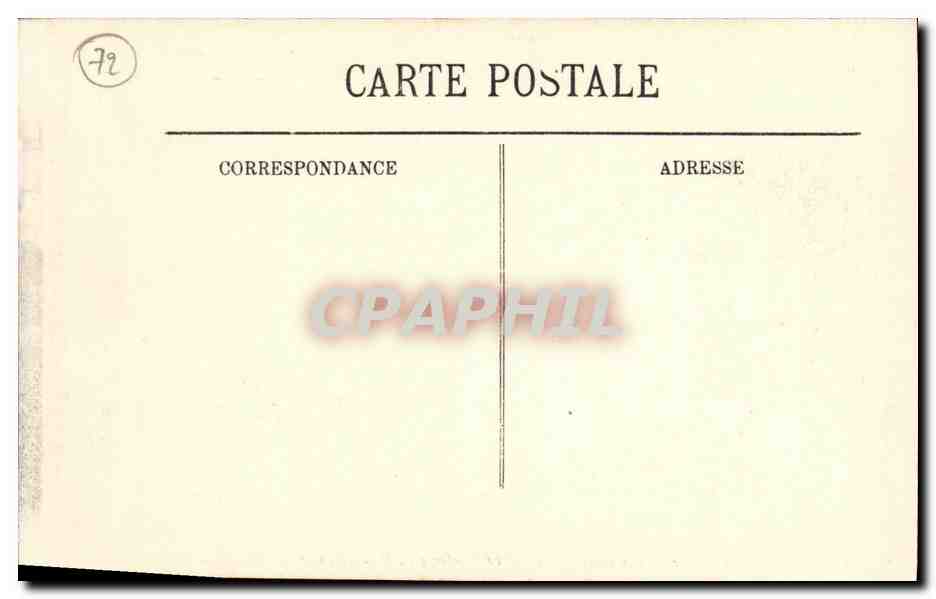 CPA Le Mans Le Jardin des Plantes Le Parterre Vu de  — Rückseite
