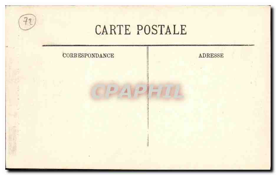 CPA Le Mans Le Jardin des Plantes Le Robinson — Rückseite