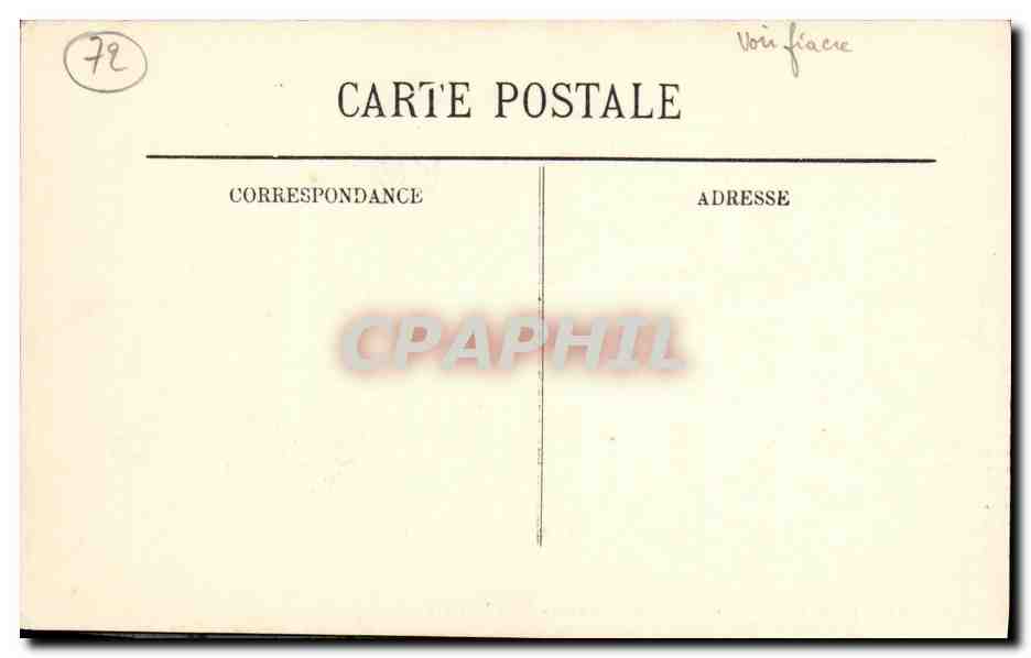 Le Mans — Le Monument de Chanzy — L'Attaque — LL. — Verso