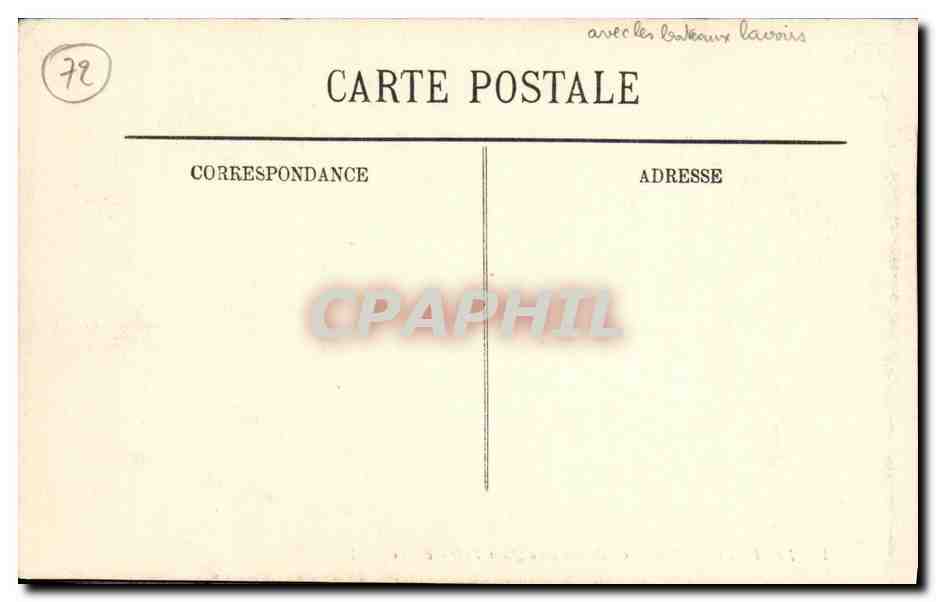 CPA Le Mans Vue Generale Prise du Quai Ledru Rollin — Rückseite