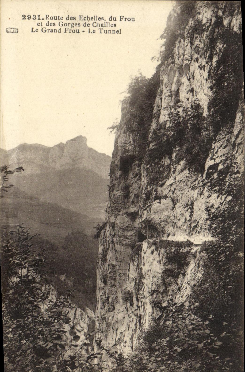 CPA Route des Echelles du Frou et des Gorges de Chailles Le Grand Frou 